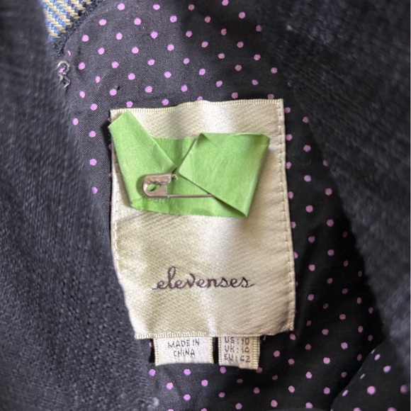 Anthropologie Elevenses Black Cold Shoulder Romper - Picture 4 of 7